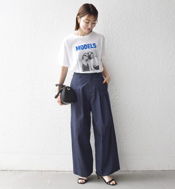 SHIPS any「《予約》SHIPS any:〈洗濯機可能〉コットン 2タック コクーン ワイド パンツ」|その他|