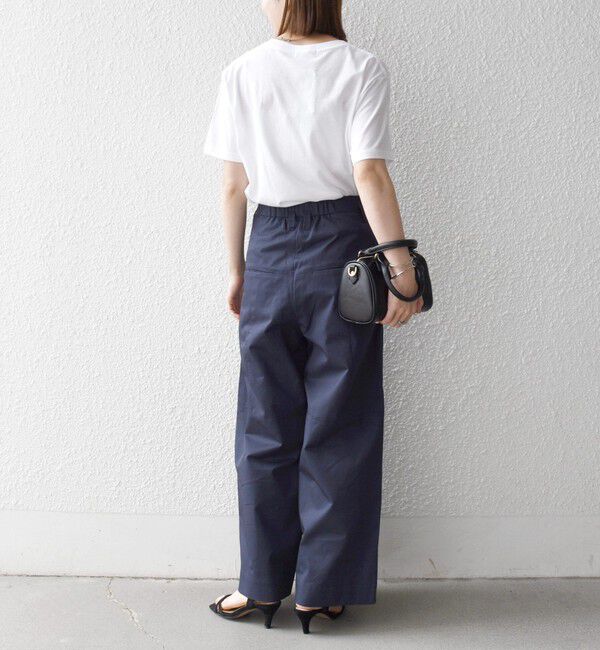 SHIPS any「《予約》SHIPS any:〈洗濯機可能〉コットン 2タック コクーン ワイド パンツ」|その他|