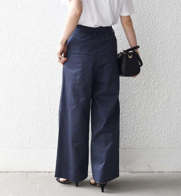 SHIPS any「《予約》SHIPS any:〈洗濯機可能〉コットン 2タック コクーン ワイド パンツ」|その他|