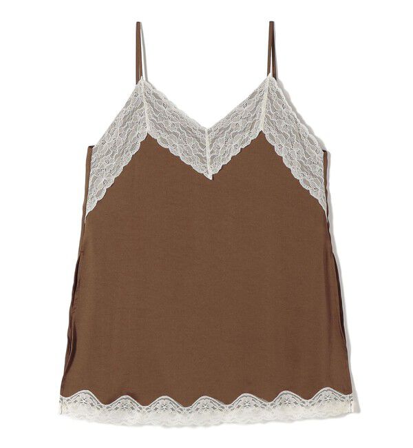 SHIPS for women「〈手洗い可能〉レース トリム キャミソール」|キャミソール|