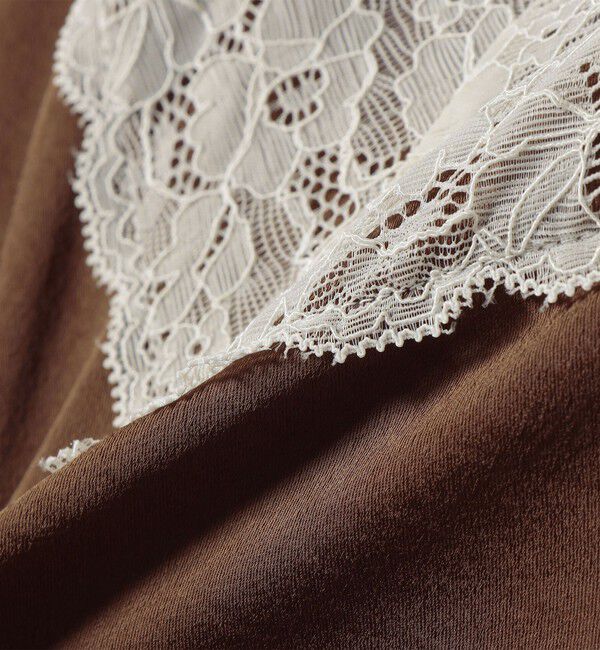 SHIPS for women「〈手洗い可能〉レース トリム キャミソール」|キャミソール|