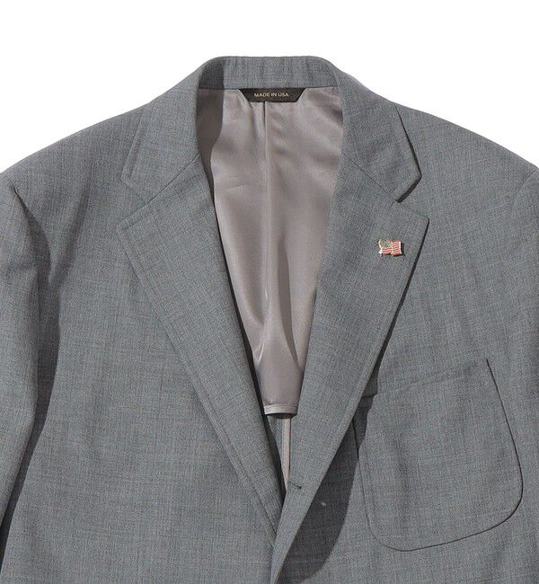 SHIPS「Southwick: CAMBRIDGE 5ドロップ ホップサック グレー ブレザー」|テーラードジャケット|