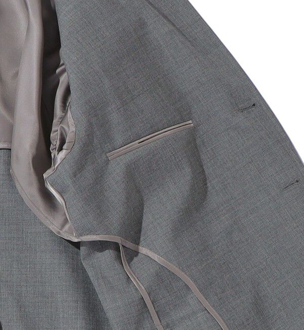 SHIPS「Southwick: CAMBRIDGE 5ドロップ ホップサック グレー ブレザー」|テーラードジャケット|