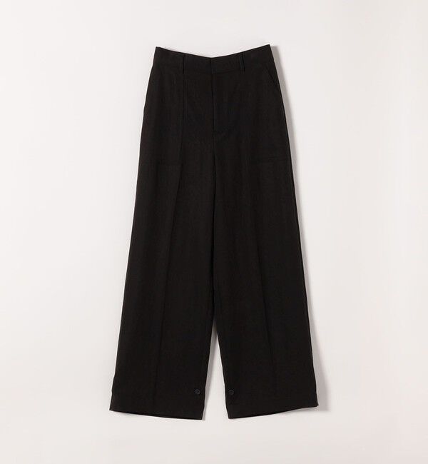 SHIPS any「《予約》SHIPS any:〈手洗い可能〉センター プレス アジャスト ボタン ベイカー パンツ」|その他|