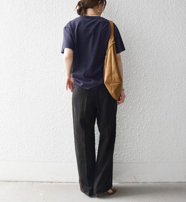 SHIPS any「《予約》SHIPS any:〈手洗い可能〉センター プレス アジャスト ボタン ベイカー パンツ」|その他|