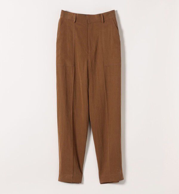 SHIPS any「《予約》SHIPS any:〈手洗い可能〉センター プレス アジャスト ボタン ベイカー パンツ」|その他|