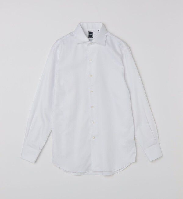 SHIPS「SHIPS:〈FUNCTION〉イージーアイロン ヘリンボーン ワンピースカラー シャツ」|シャツ・ブラウス|