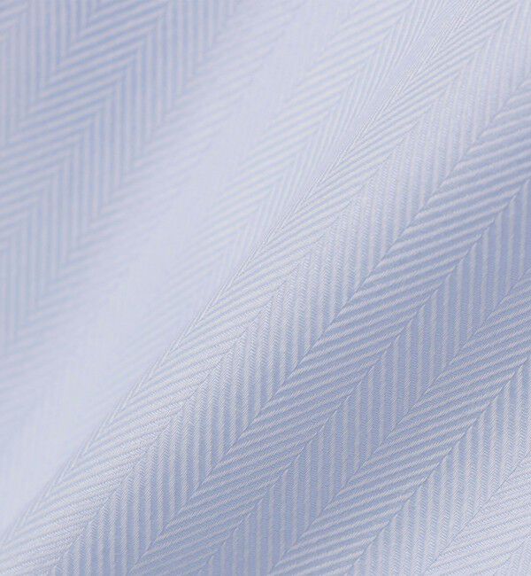 SHIPS「SHIPS:〈FUNCTION〉イージーアイロン ヘリンボーン ワンピースカラー シャツ」|シャツ・ブラウス|