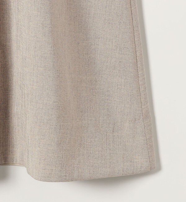 quaranciel「《予約》quaranciel:〈洗濯機可能〉リネンライク Aライン クルーネック ロング ワンピース」|ワンピース|