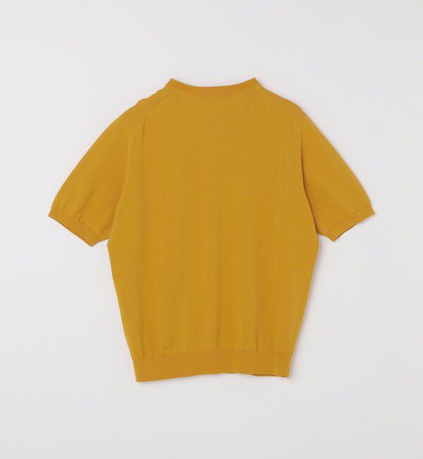 SHIPS「SHIPS:〈接触冷感〉 ICE COTTON クルーネック ショート スリーブ ニット Tシャツ」|ニット・セーター|