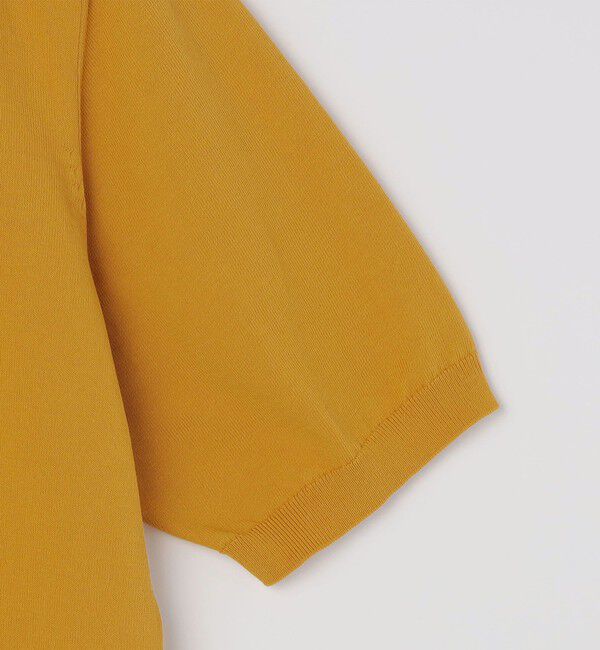 SHIPS「SHIPS:〈接触冷感〉 ICE COTTON クルーネック ショート スリーブ ニット Tシャツ」|ニット・セーター|