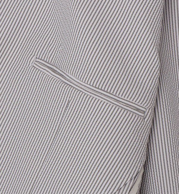 SHIPS Colors 「《予約》SHIPS Colors:〈洗濯機可能〉ファブリーズ シアサッカー ジャケット◆」|テーラードジャケット|