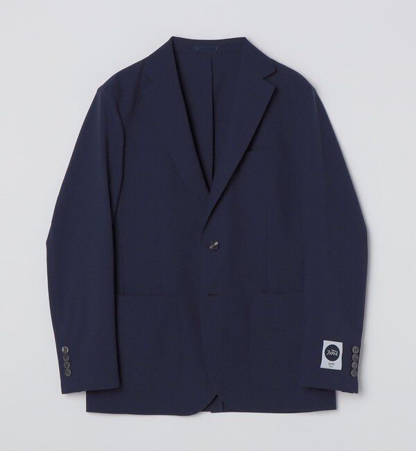 SHIPS Colors 「《予約》SHIPS Colors:〈洗濯機可能〉ファブリーズ シアサッカー ジャケット◆」|テーラードジャケット|