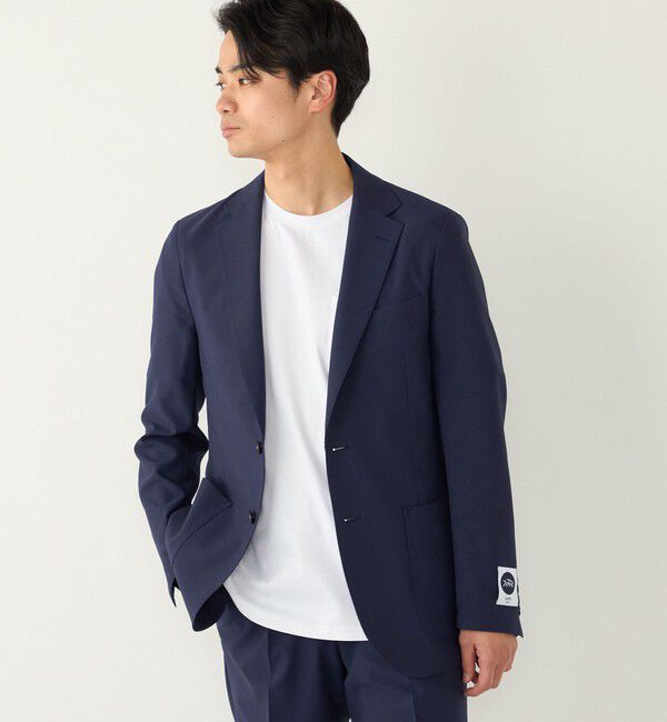 SHIPS Colors 「《予約》SHIPS Colors:〈洗濯機可能〉ファブリーズ シアサッカー ジャケット◆」|テーラードジャケット|