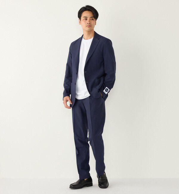 SHIPS Colors 「《予約》SHIPS Colors:〈洗濯機可能〉ファブリーズ シアサッカー ジャケット◆」|テーラードジャケット|