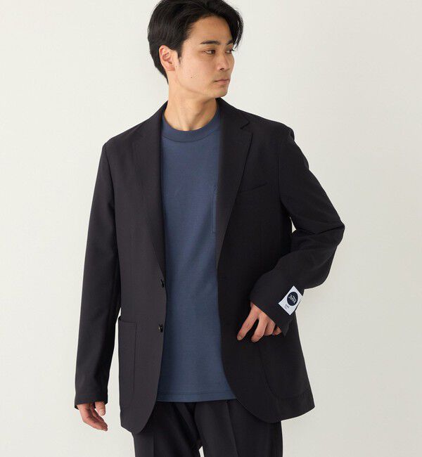 SHIPS Colors 「《予約》SHIPS Colors:〈洗濯機可能〉ファブリーズ シアサッカー ジャケット◆」|テーラードジャケット|