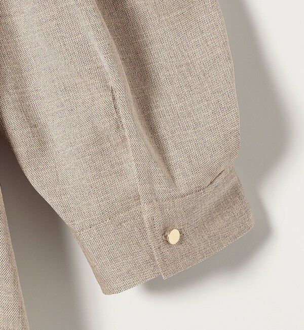 quaranciel「《予約》quaranciel:〈洗濯機可能〉リネンライク パフスリーブ クルーネック ブラウス」|シャツ・ブラウス|