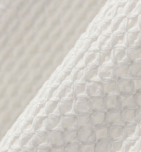 quaranciel「《予約》quaranciel:〈手洗い可能〉コットン 刺繍 スキッパー ギャザー プルオーバー シャツ」|シャツ・ブラウス|