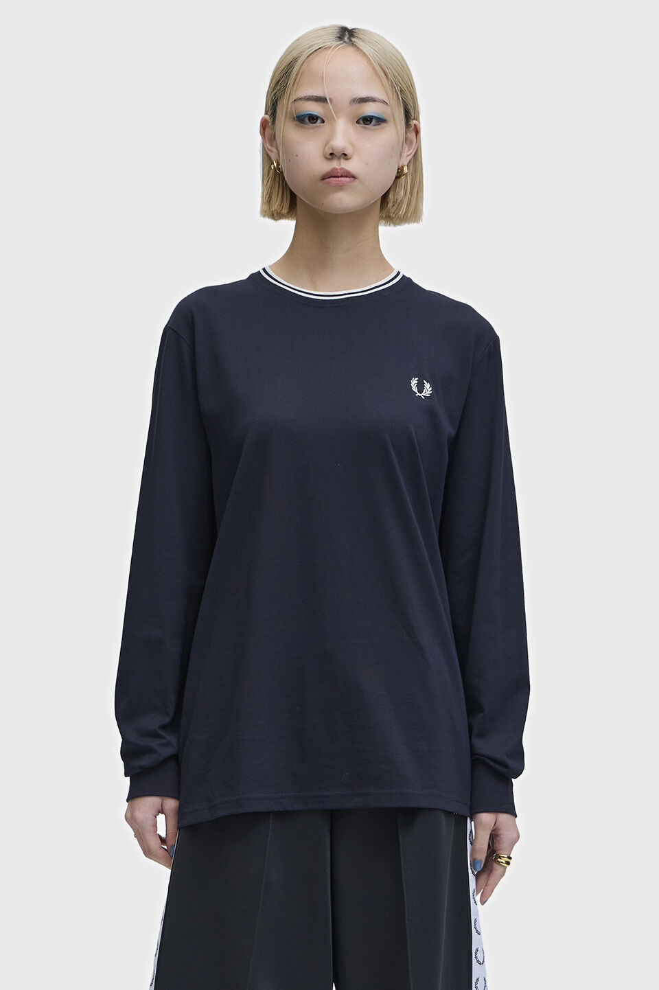 FRED PERRY 「Long Sleeve Twin Tipped T-Shirt」|Tシャツ・カットソー|