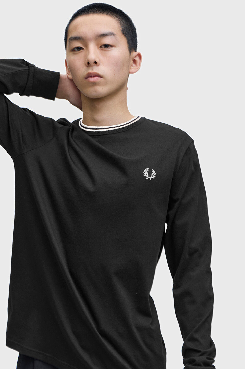 FRED PERRY 「Long Sleeve Twin Tipped T-Shirt」|Tシャツ・カットソー|