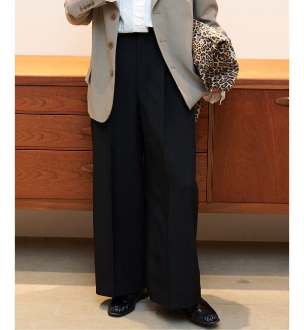 OUTDOOR PRODUCTS Usual Things「ORDINARY タックワイドスラックス」|スラックス|