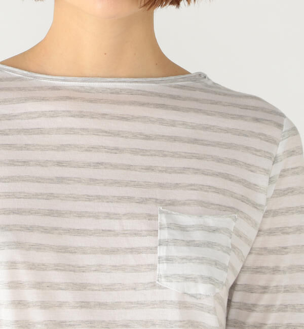 GALERIE VIE「コットン ボートネックプルオーバー」|Tシャツ・カットソー|