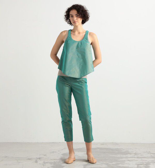 BACCA「ナイロンシャンブレー サブリナパンツ」|その他|