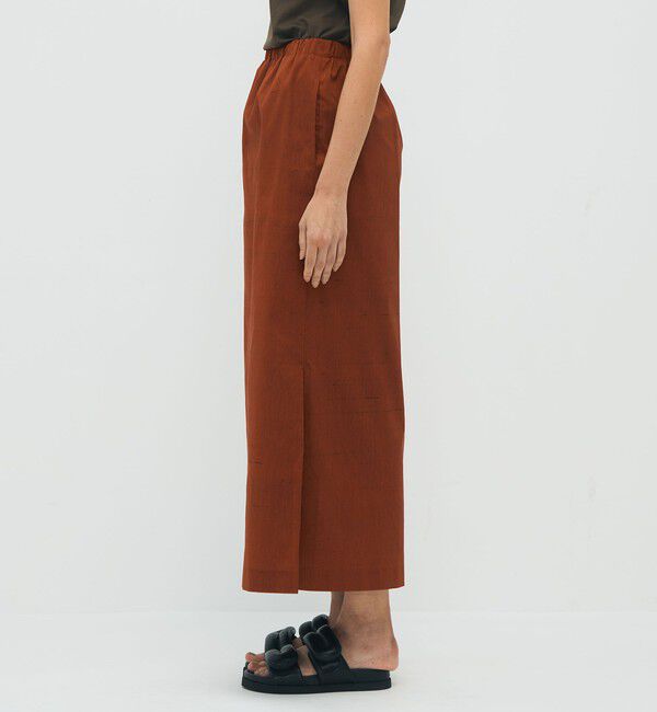 CABaN「シルクネップストレッチ ロングスカート」|スカート|