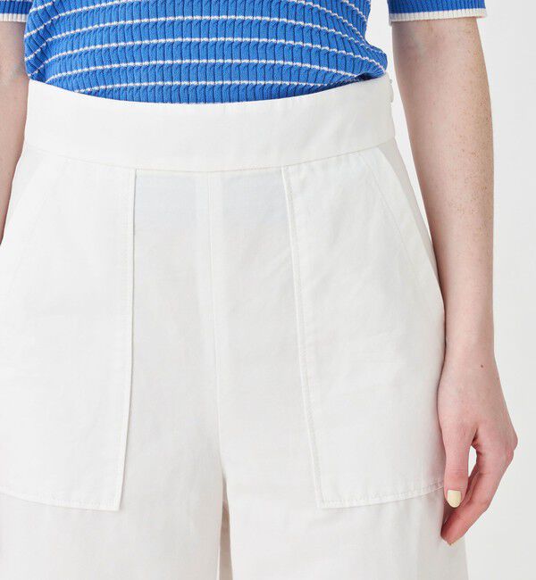 MACPHEE「コットンリネンツイル ストレートパンツ」|その他|