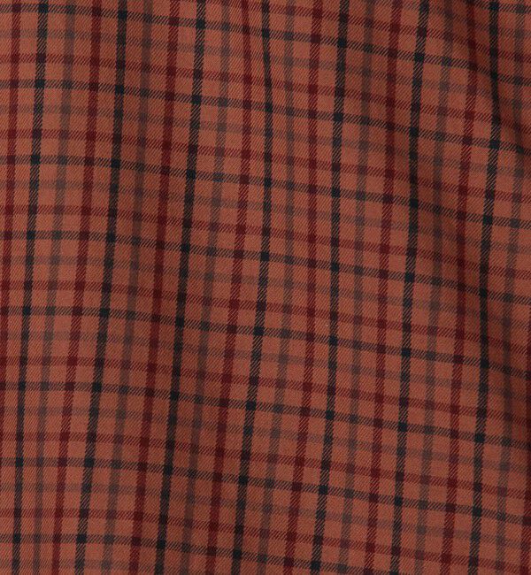 TOMORROWLAND BUYING WEAR「ERRICO FORMICOLA コットン ラウンドカラー チェックシャツ」|シャツ・ブラウス|