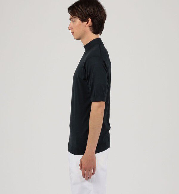 TOMORROWLAND BUYING WEAR「JOHN SMEDLEY ARBER コットン モックネックニット」|ニット・セーター|