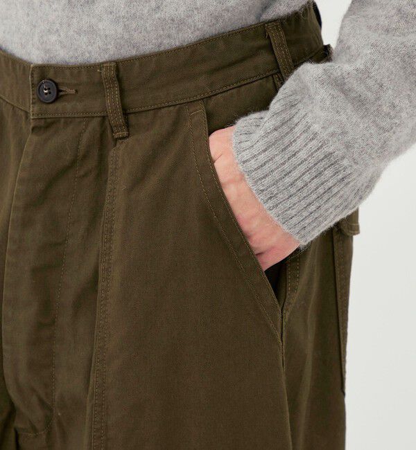 GALERIE VIE「ストーンウェーブコットン メカニックパンツ」|カーゴ|