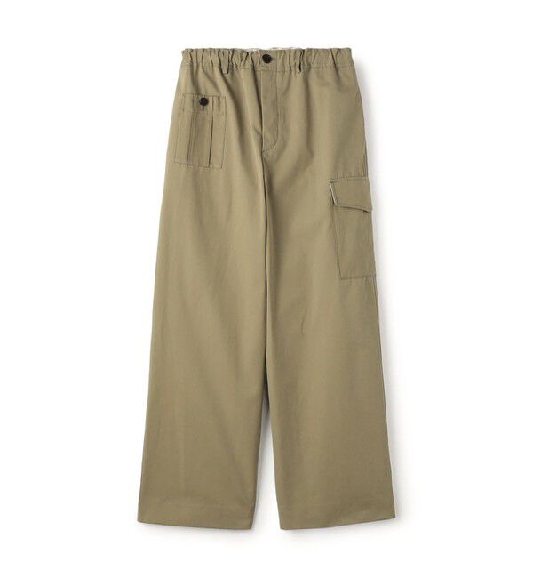 GALERIE VIE「モイストコットン イージーカーゴパンツ」|カーゴ|55 カーキ
