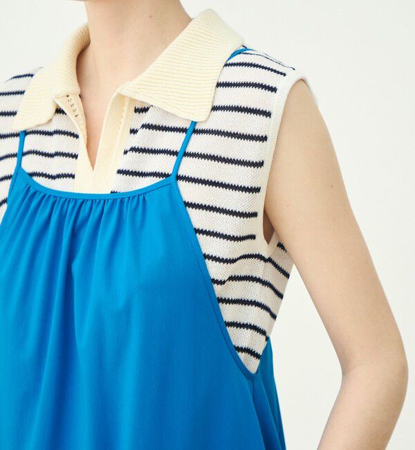 MACPHEE「【WEB先行予約】トリコットジャージー キャミソールワンピース」|ワンピース|