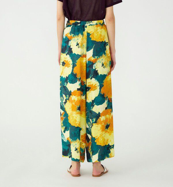 Ballsey「スカンブルフラワープリント タックワイドパンツ」|その他|