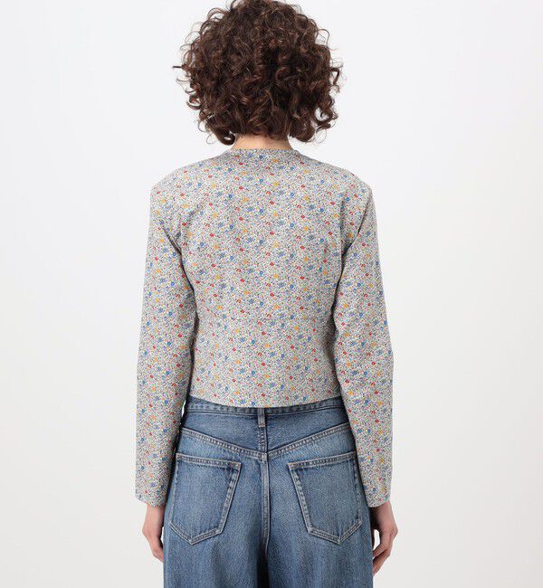 BACCA「スプリングリバティプリント ギャザーブラウス」|シャツ・ブラウス|