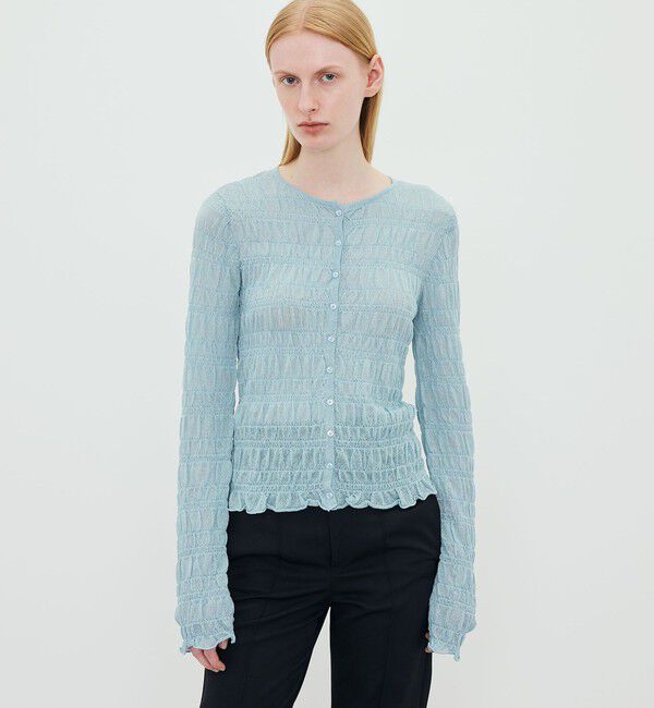 TOMORROWLAND GOODS「BY MALENE BIRGER EBBA クルーネックカーディガン」|カーディガン|