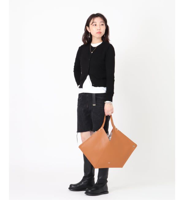  「【blancle/ ブランクレ】別注 S.LETHER Rap flat tote」|トートバッグ|
