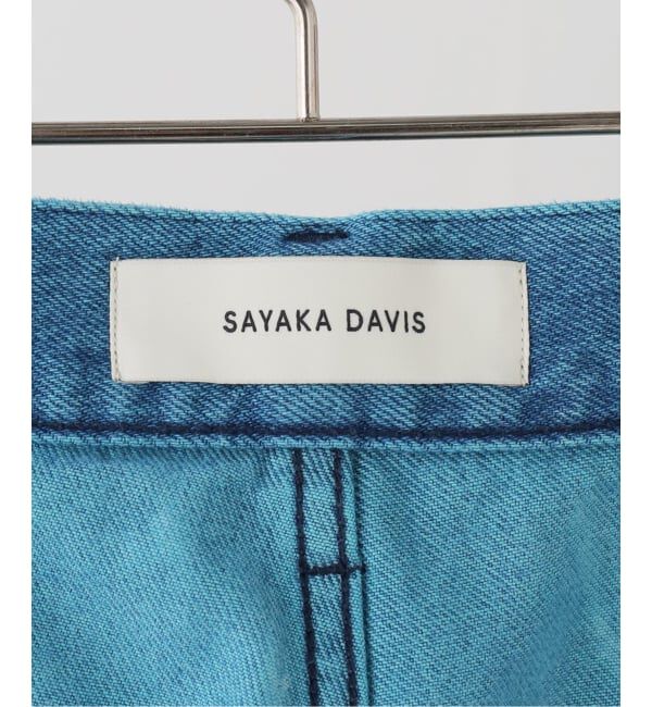  「SAYAKA DAVIS BARREL DENIM WPT500-DDN：デニムパンツ」|デニム|