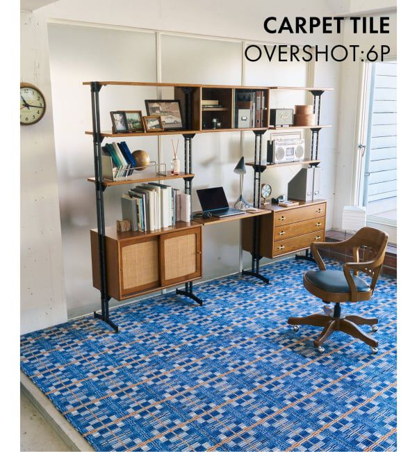 ACME「CARPET TILE OVERSHOT 6P　カーペットタイル」|その他|ネイビー