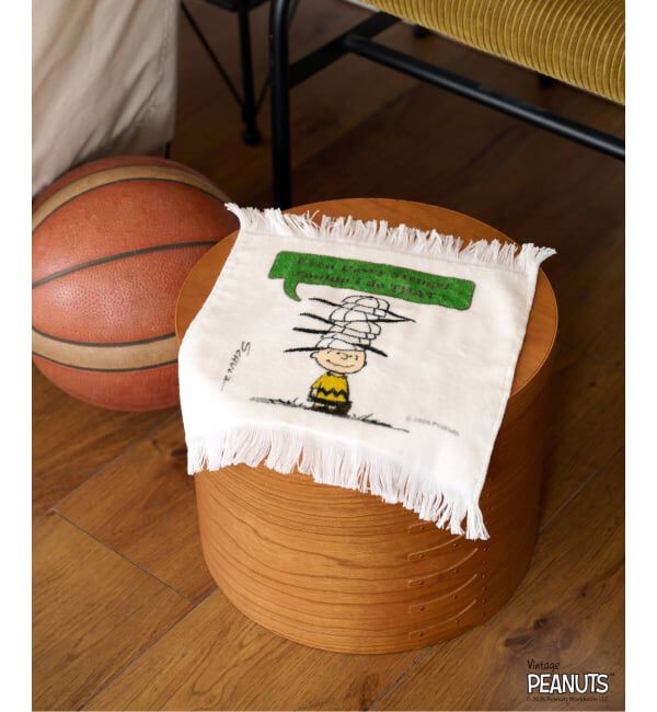 journal standard Furniture「《予約》【PEANUTS&times;JOURNAL STANDARD FURNITURE】HAND TOWEL　ハンドタオル」|タオル|グリーン