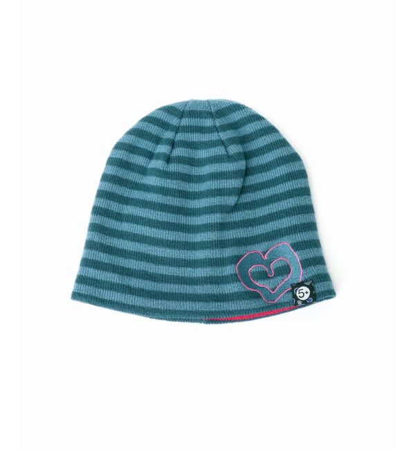 JOINT WORKS「SAGE / セイジ 別注 Heart Striped beanie」|ニット帽|ブルー A