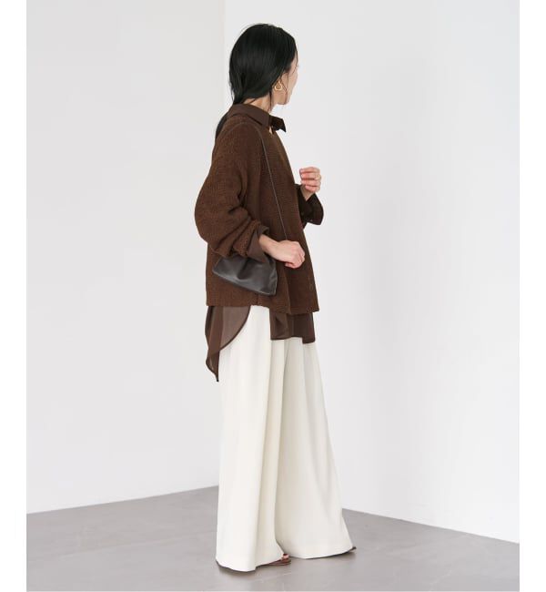 Plage「《追加》linen mix loose プルオーバー」|ニット・セーター|