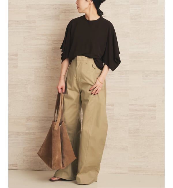 Plage「《予約》NEPLA. / ネプラ SLIT SLEEVE TEEシャツ」|Tシャツ・カットソー|