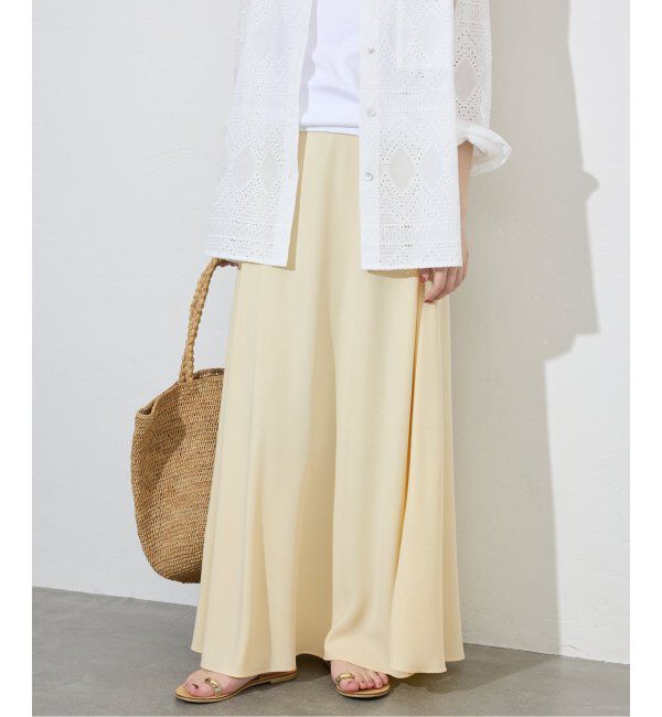 SLOBE IENA「《追加》フィブリルマーメイド フレアスカート」|スカート|