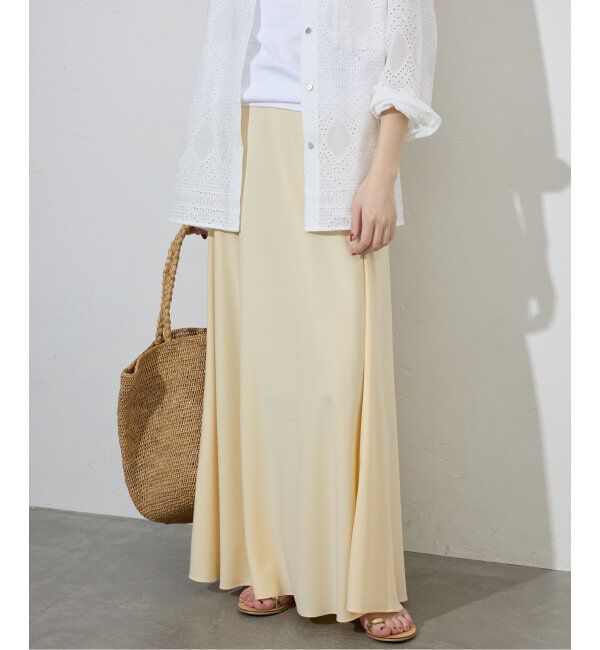 SLOBE IENA「《追加》フィブリルマーメイド フレアスカート」|スカート|