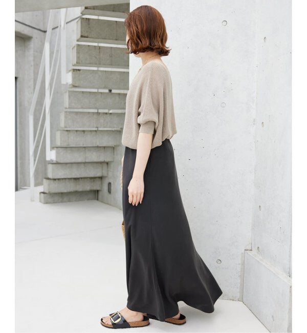 SLOBE IENA「《追加》フィブリルマーメイド フレアスカート」|スカート|