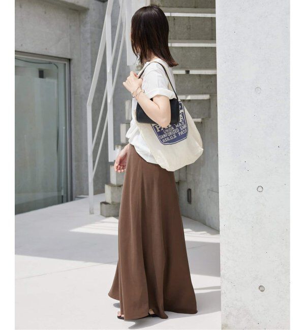 SLOBE IENA「《追加》フィブリルマーメイド フレアスカート」|スカート|