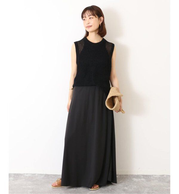 SLOBE IENA「《追加》フィブリルマーメイド フレアスカート」|スカート|