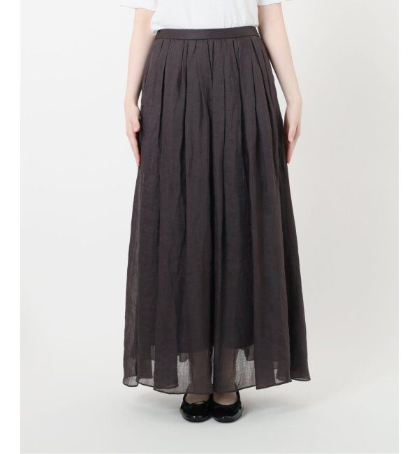 IENA「ラミーギャザーロングスカート」|スカート|